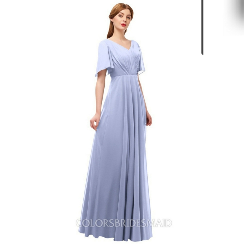 NWT Lavender Chiffon Bridesmaid Dress